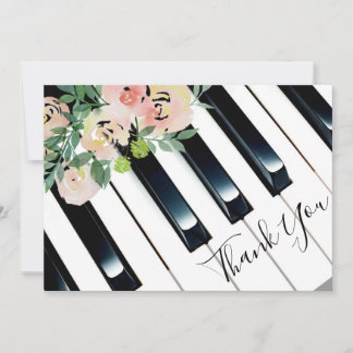 merci les fleurs d'aquarelle du piano
