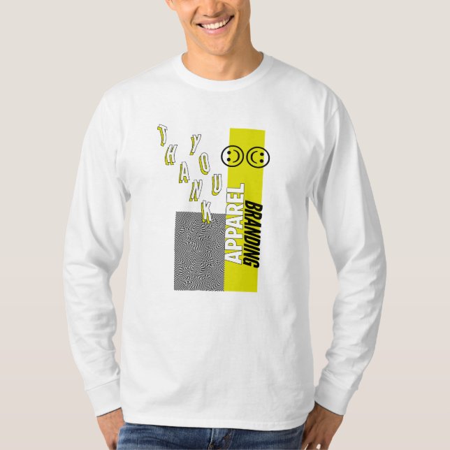 merci long T-shirt de douille (Devant)