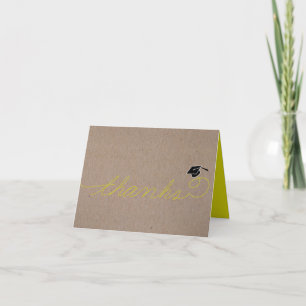 Merci lunatique d'obtention du diplôme : Jaune