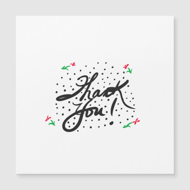 Merci magnétique (Devant)