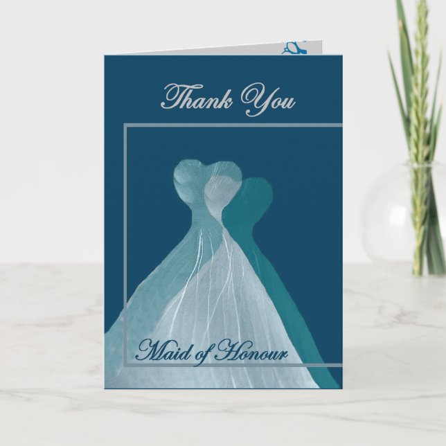 MERCI Maid of Honor - TURQUOISE BLUE Gowns (Devant)