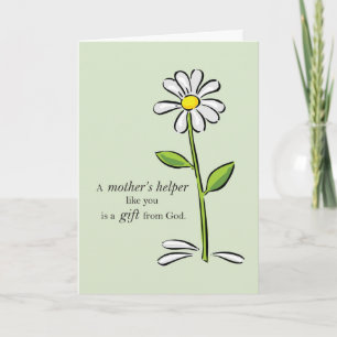 Merci Maman aide, Religieuse verte Daisy