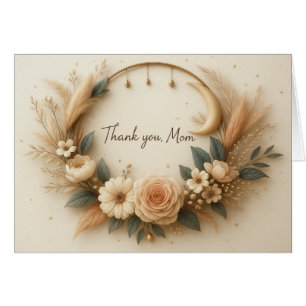 Merci, Maman Carte Customisée avec Sweet Verse