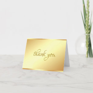 Merci manuscrit Script Elegant Modèle or