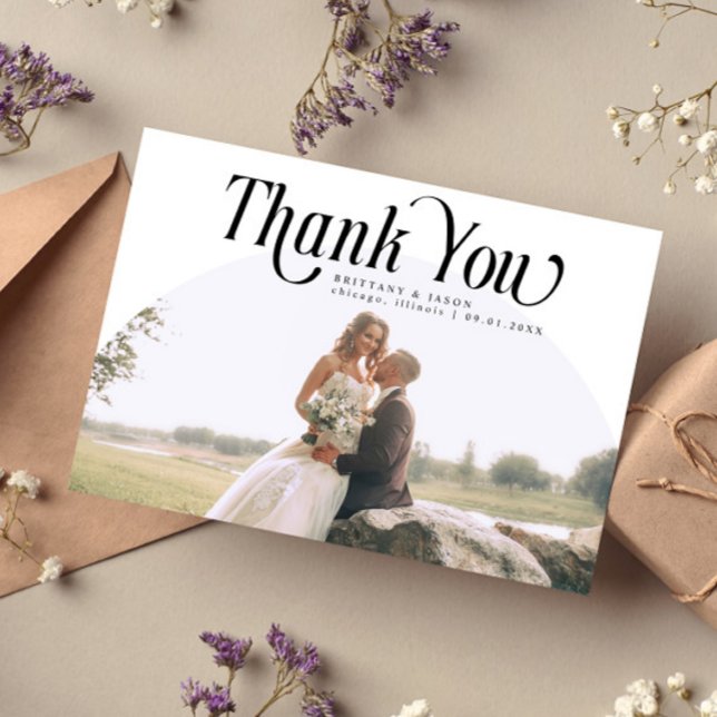 Merci Mariage à arche blanche (Créateur téléchargé)
