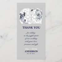 Merci Mariage chinois Dragon-Phoenix moderne