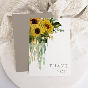 Merci Mariage de automne Taupe de tournesol Eucaly
