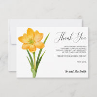 Merci Mariage de crocus Jaune Fleur tendance