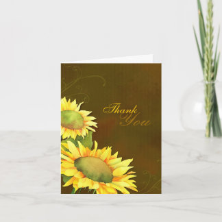 Merci Mariage des tournesols d'automne