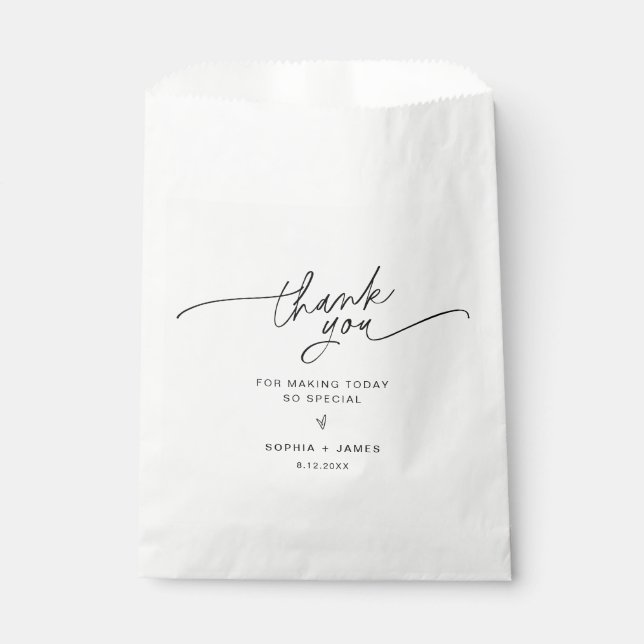 Merci Mariage EVERLEIGH Favoriser les sacs (Devant)