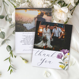 Merci Mariage Fleur sauvage budgétaire