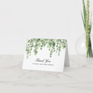 Merci Mariage Floral bleu et blanc moderne