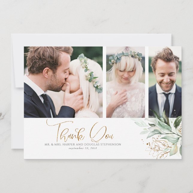 Merci Mariage Gold Green (Devant)