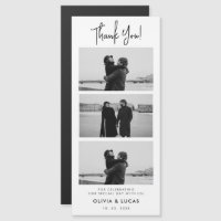 Merci Mariage magnétique moderne de la bande photo