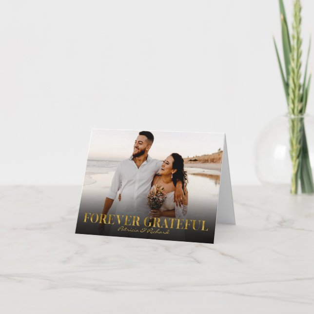 Merci Mariage pour l'huile d'or gracieux pour touj (Devant)