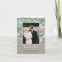 Merci Mariage verdoyant Photo