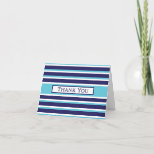 Merci - Marine, Turquoise, Blancs