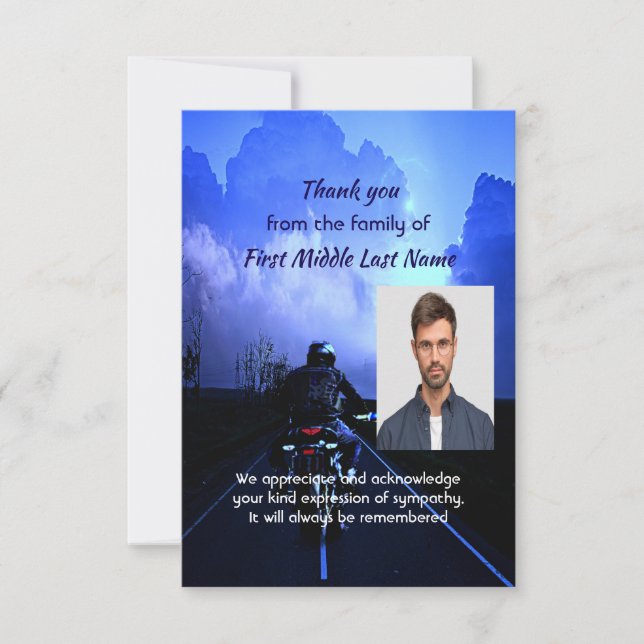 Merci Memorial Bike Motorcycle  (Devant)