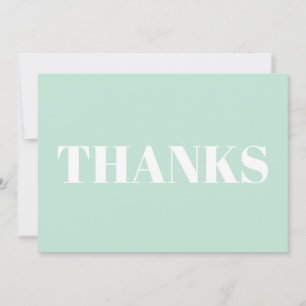 Merci, Merci, carte blanche verte