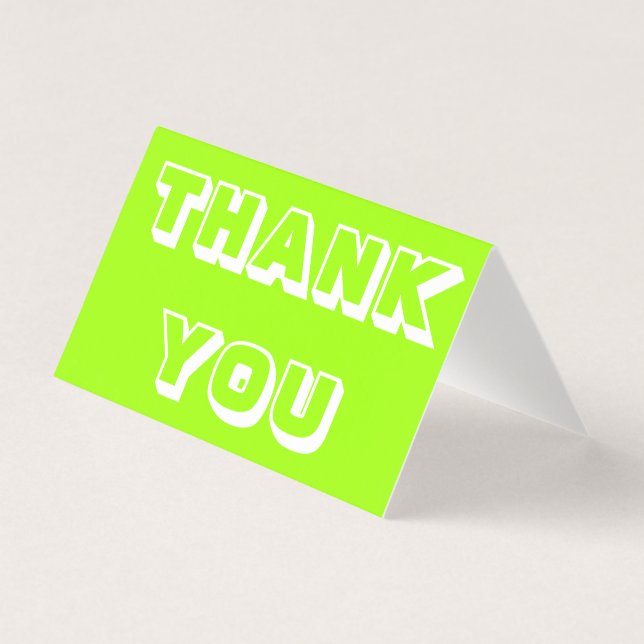 Merci, Merci, carte verte chartreuse (Front)