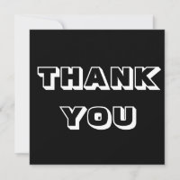 Merci, Merci, noir blanc