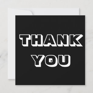 Merci, Merci, noir blanc