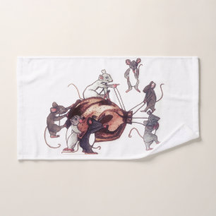 MERCI MICE STEAL TURKEY HAND TOWEL