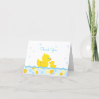 Merci mignon en caoutchouc de baby shower bleu et