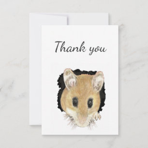 Merci mignon petit Curious souris animal