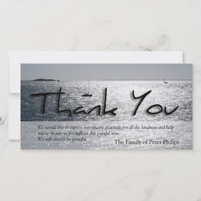 Merci moderne de sympathie du paysage marin 4 (Devant)