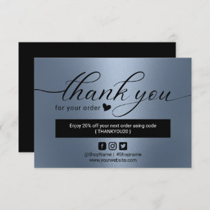 Merci moderne Dusty Blue Order