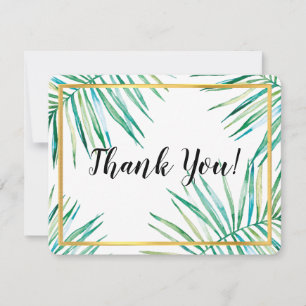 MERCI MODERNE luxe palmier tropical feuille feuill