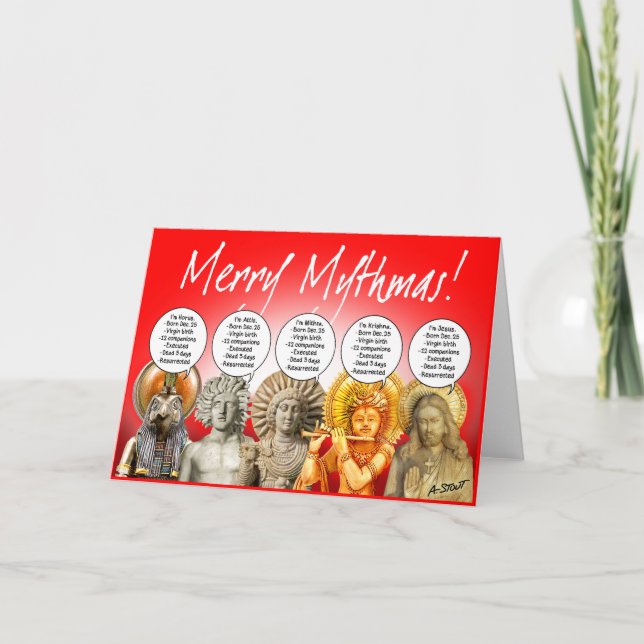 MERCI MYTHMAS ! Carte pour les fêtes (Devant)