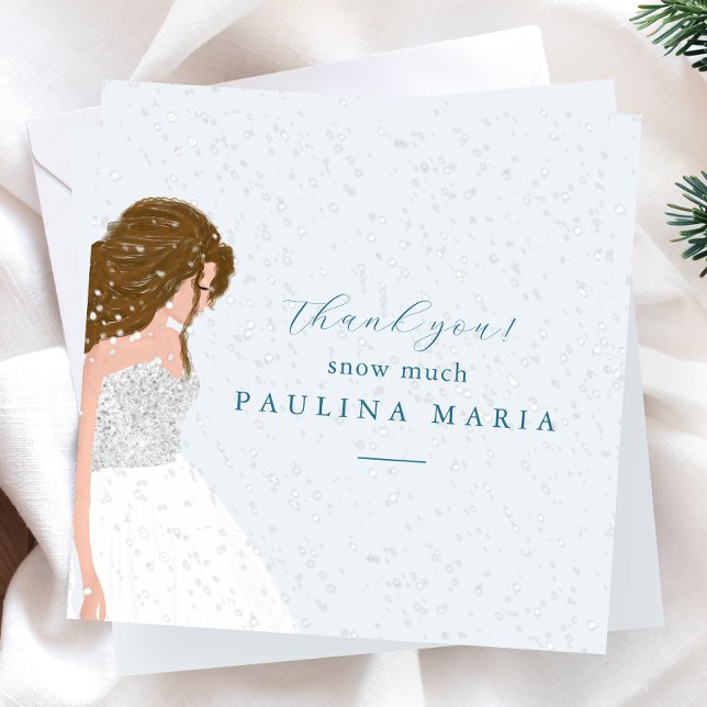 Merci Neige beaucoup hiver Princesse Quinceanera (Créateur téléchargé)