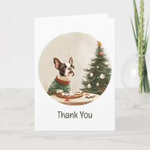 Merci Noël Boston Terrier Chien