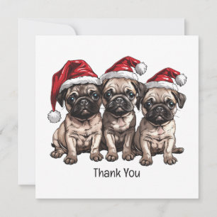 Merci Noël Carlin Chiens Père Noël