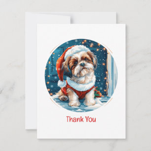 Merci Noël Chih Tzu Père Noël Chien