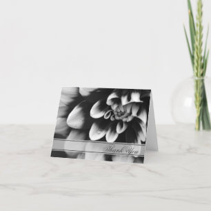 Merci noir et blanc Dahlia