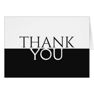 Merci noir et blanc pour une journée spéciale