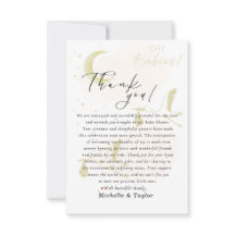Merci Note Card Oh Babies! Stork Neutral Twins
