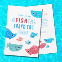 Merci officiel de la tourte de poisson
