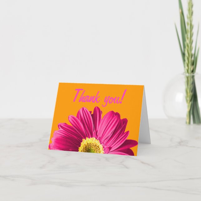 Merci ou coutume fuchsia de fleur de marguerite (Devant)