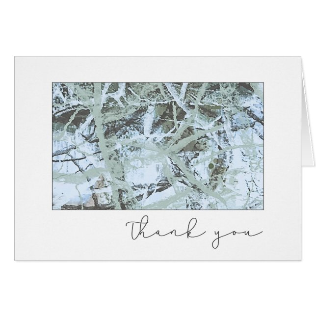 Merci Pale Green Art Abstrait (Devant horizontal)