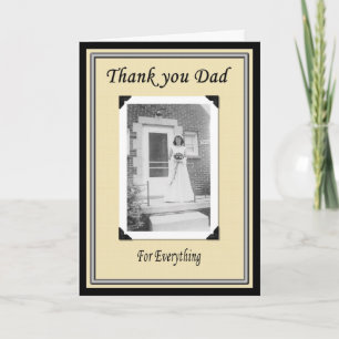 Merci Papa après le mariage