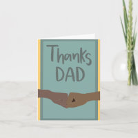 Merci Papa, Fête des Pères - Carte de vœux