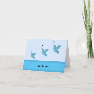 Merci papillon bleu