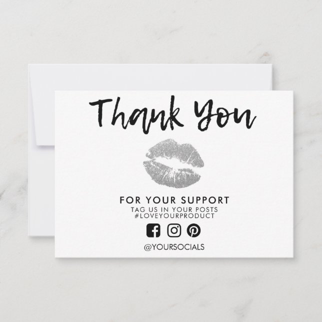 Merci Parties scintillant Liquides Média Insertion (Devant)