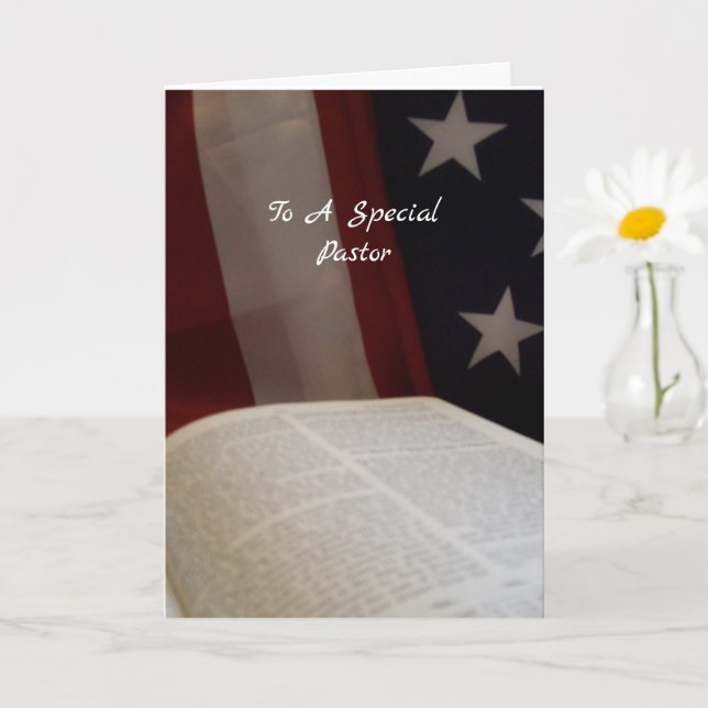 MERCI PASTOR - Carte BF (Petite plante)