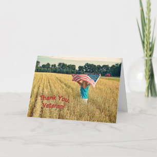 Merci patriotique à vétéran