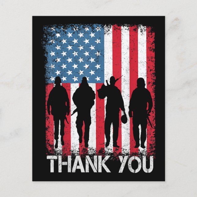 Merci patriotique du drapeau américain (Devant)